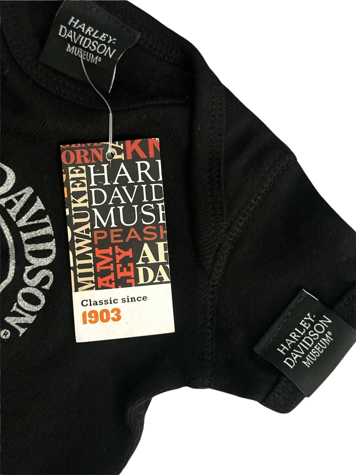 Harley-Davidson Infant Bodysuit featuring the classic Willie G. Skull logo