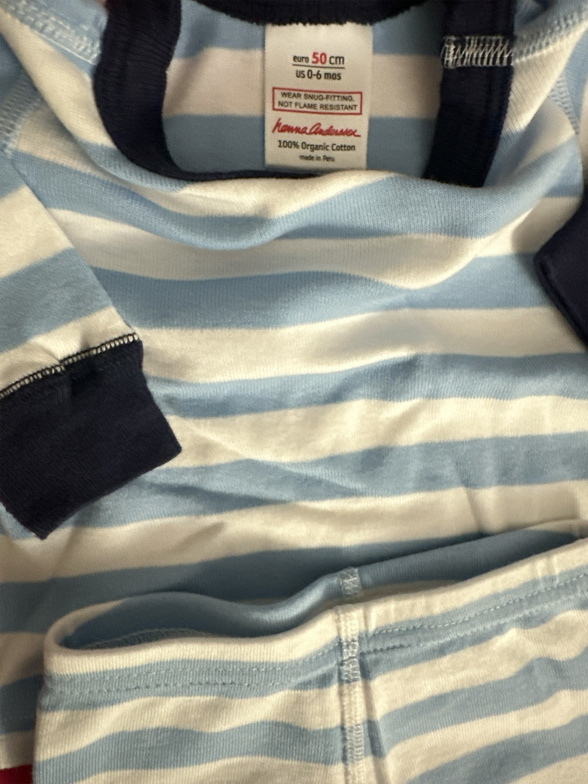 Hanna Andersson Long John Pjs 0-6mo