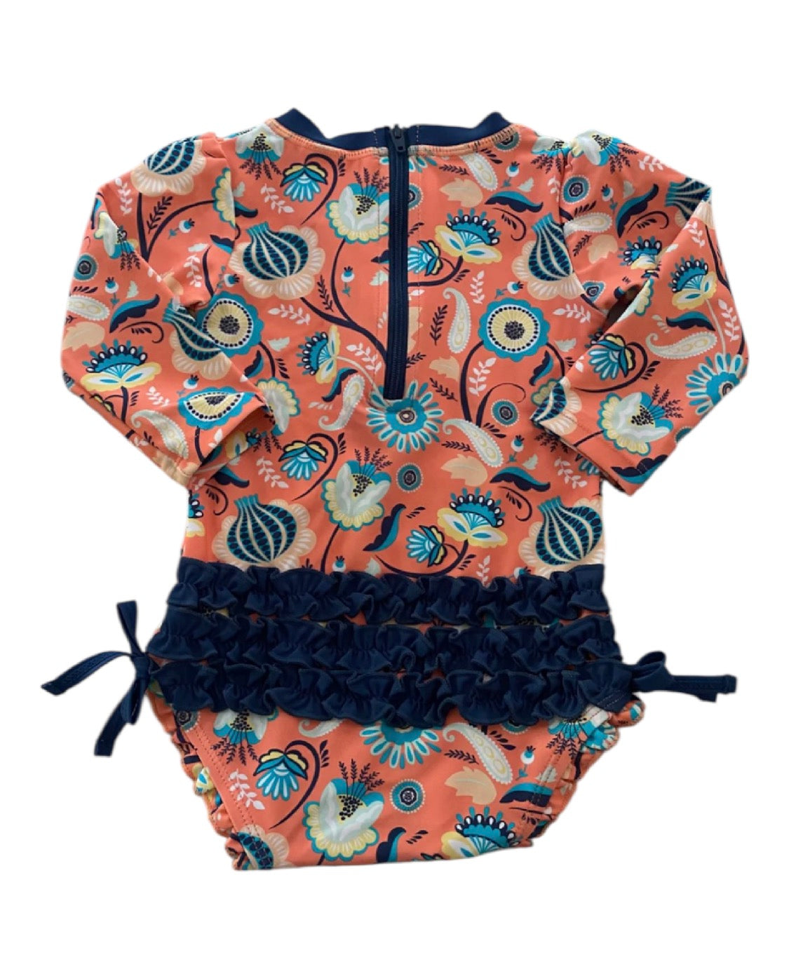 Ruffle Butts Orange Paisley