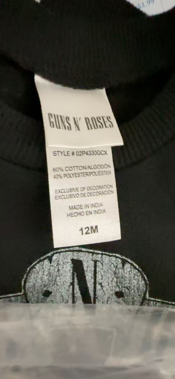 Bravado Guns N' Roses Toddler Sweatshirt