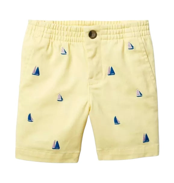 Janie & Jack Sailboat Twill Shorts