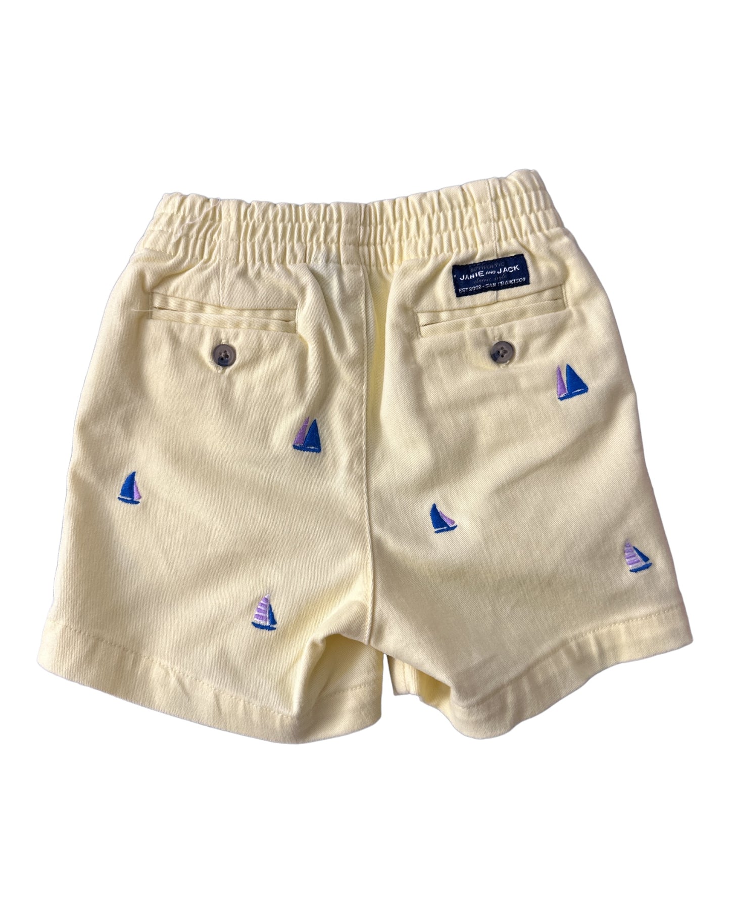 Janie & Jack Sailboat Twill Shorts