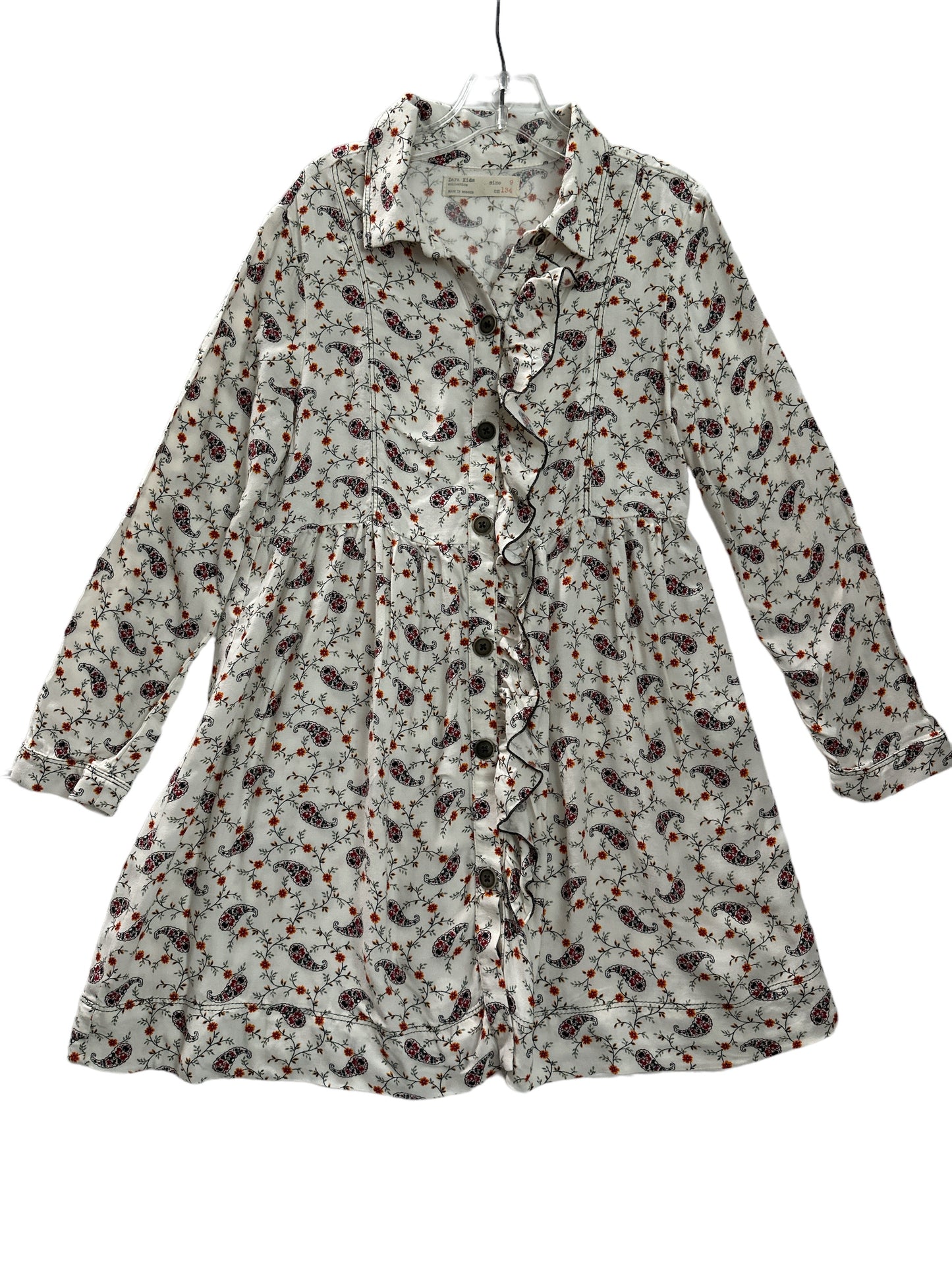 Zara Long Sleeve Dress Sz 9