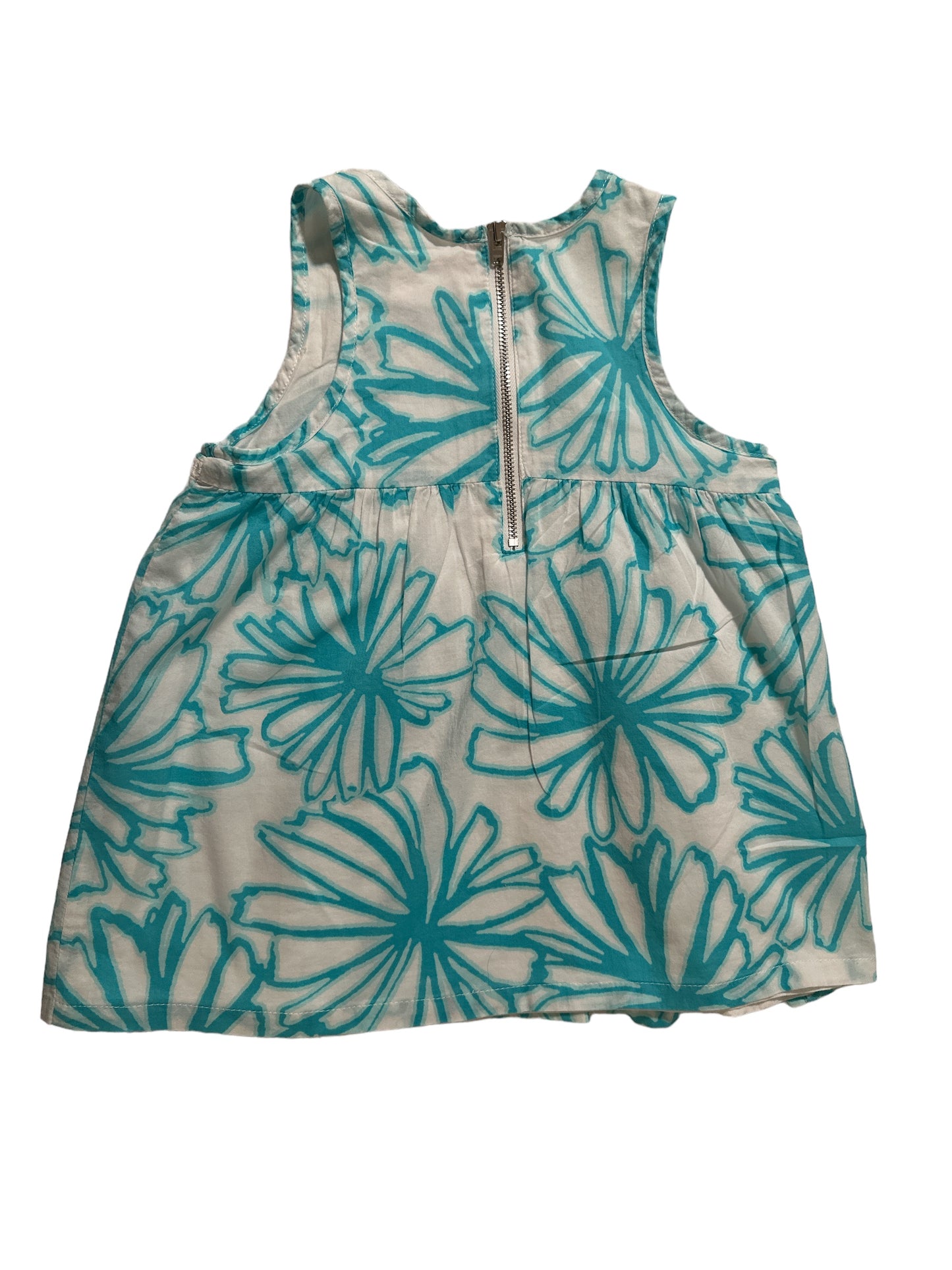 Gymboree White and Teal dress
