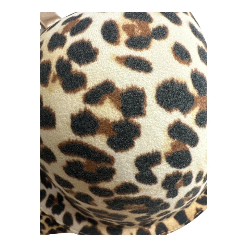 Wacoal NWT Front-Close Full Coverage Underwire Bra – Leopard Print (34DD)