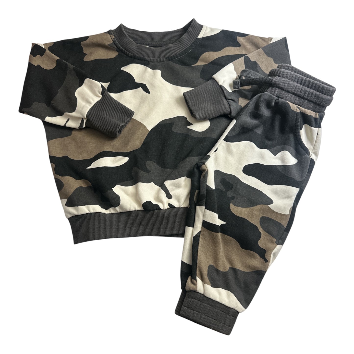 Little Bipsy Camo Sweatsuit