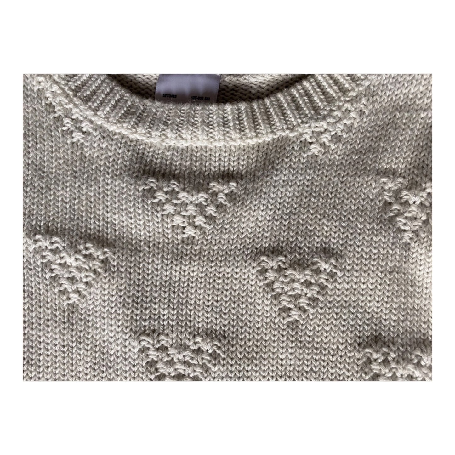 Carter’s Newborn Tiered Knit Long-Sleeve Sweater Dress with Bow