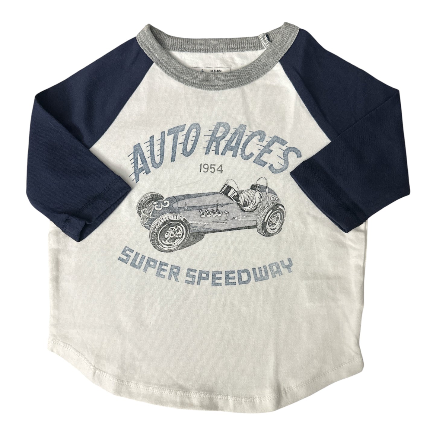 BabyGap Vintage Race Car Raglan Tee 6-12mo
