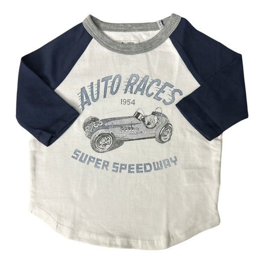BabyGap Vintage Race Car Raglan Tee 6-12mo