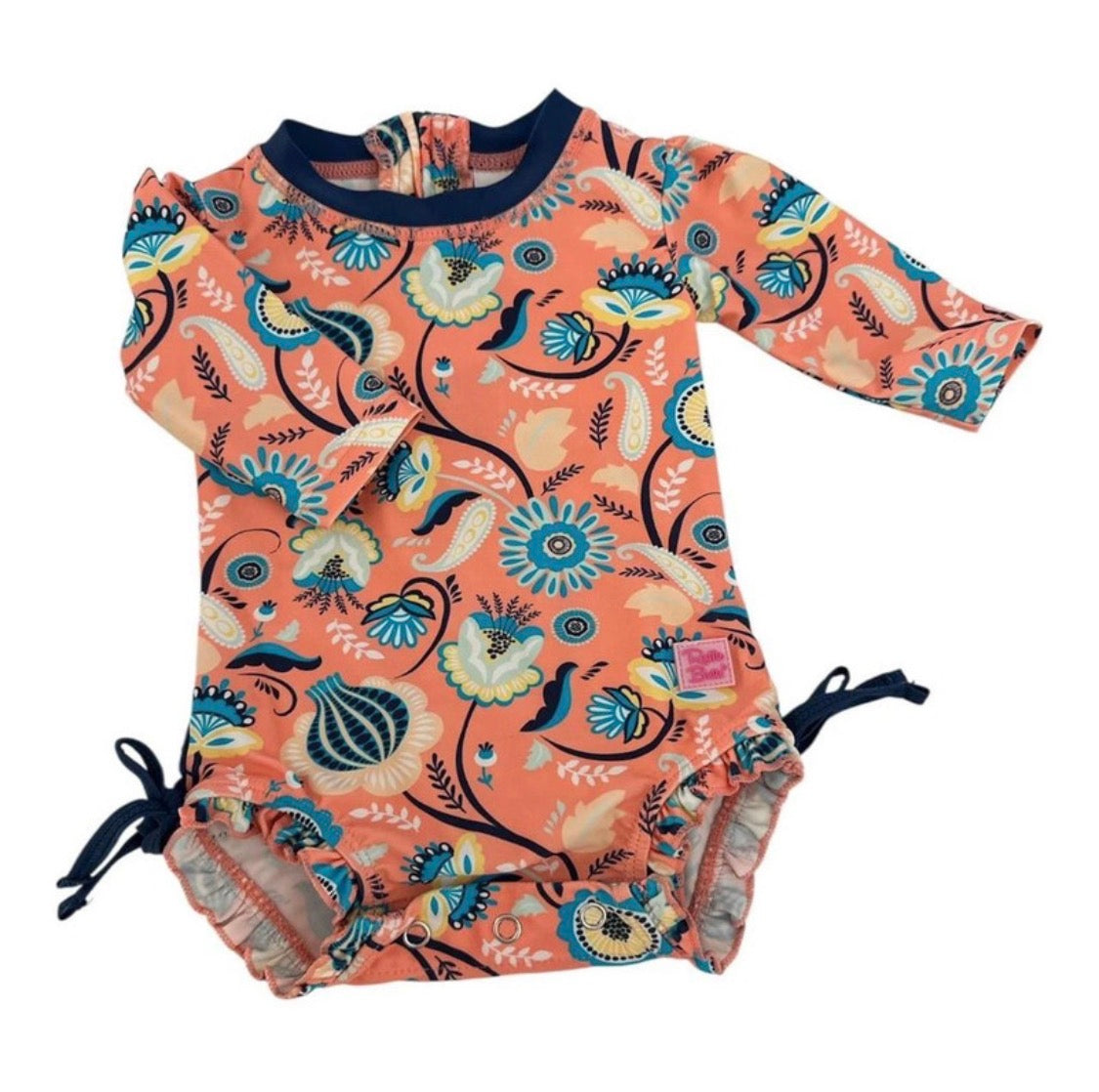 Ruffle Butts Orange Paisley