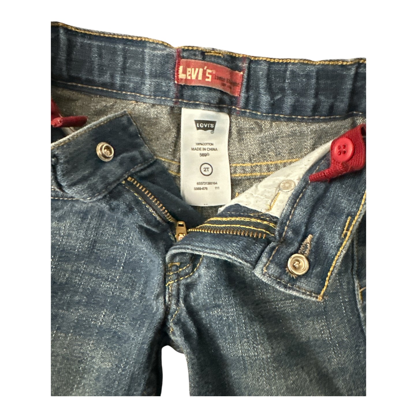 Levi's Kids 569 Loose Straight Jeans- Vintage Wash sz. 2t
