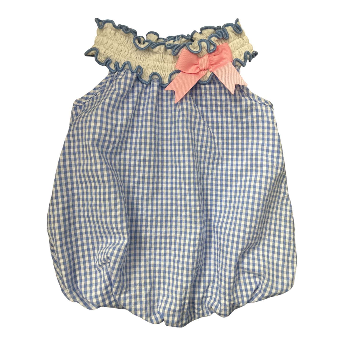 Rare Editions Seersucker Bubble Romper