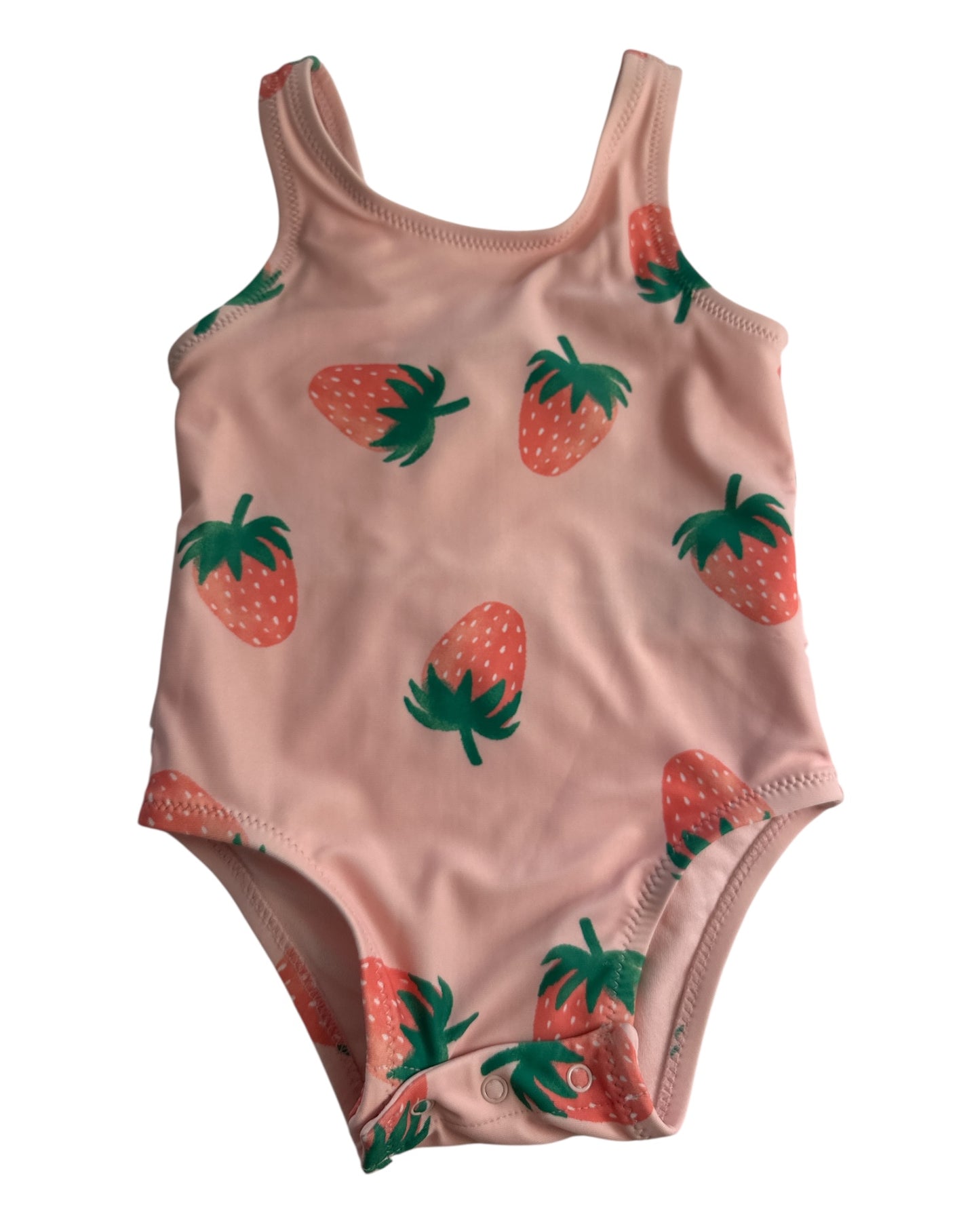 Old Navy Strawberry Print Swimsuit 6-12mo