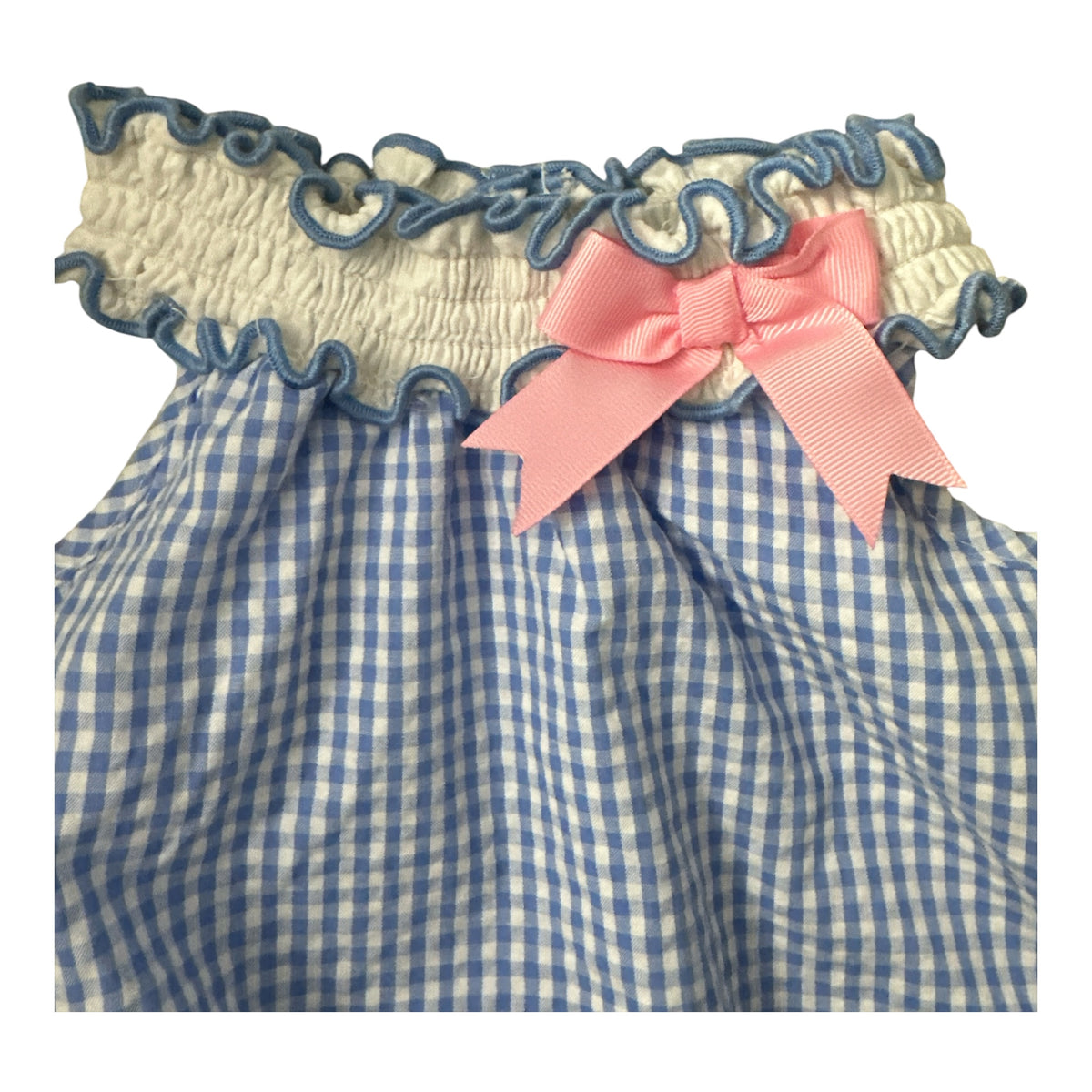 Rare Editions Seersucker Bubble Romper