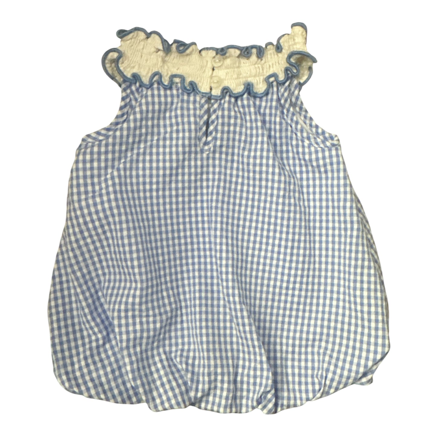 Rare Editions Seersucker Bubble Romper