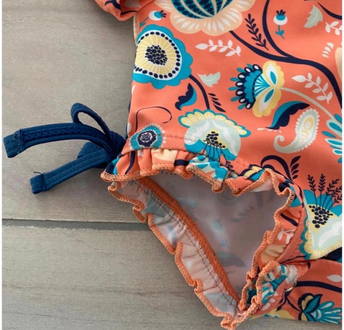 Ruffle Butts Orange Paisley