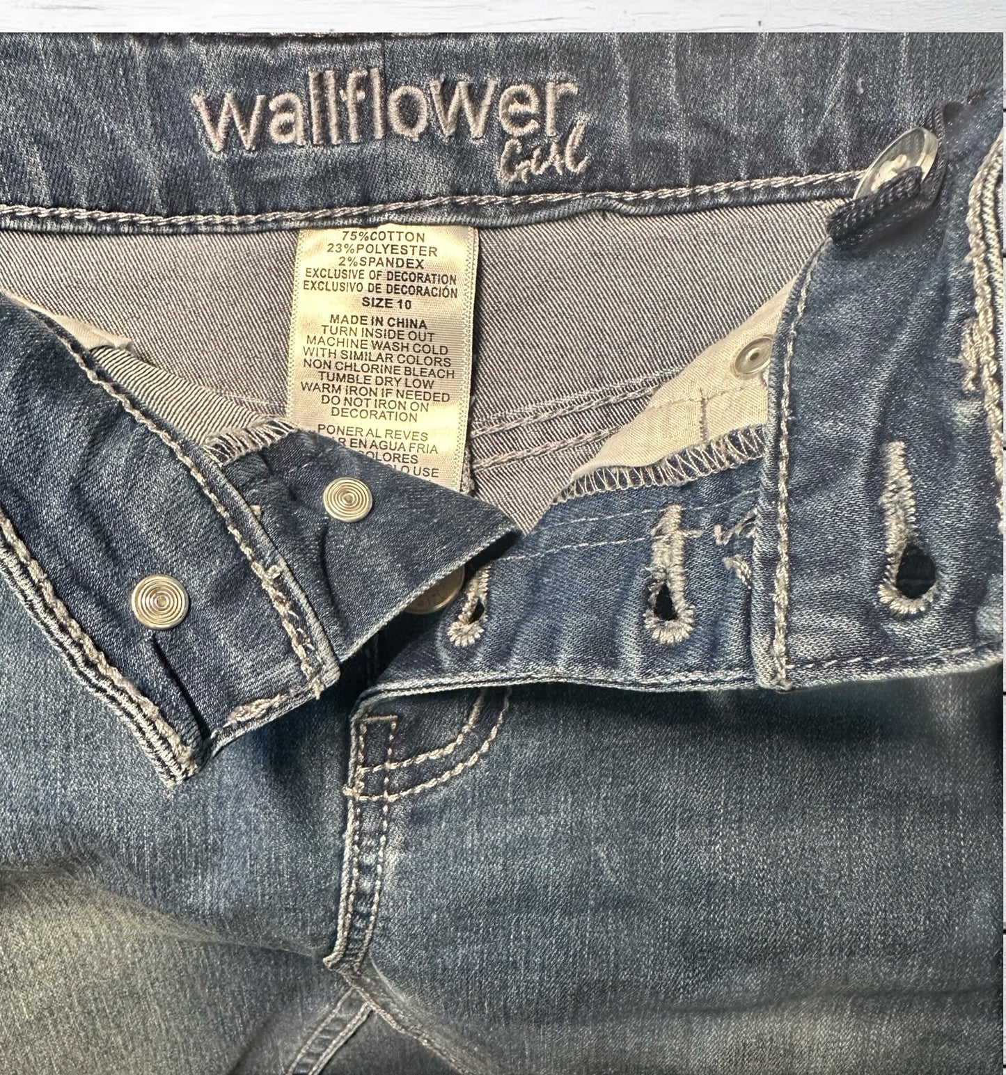 Wildflower Jean Skirt Size 10