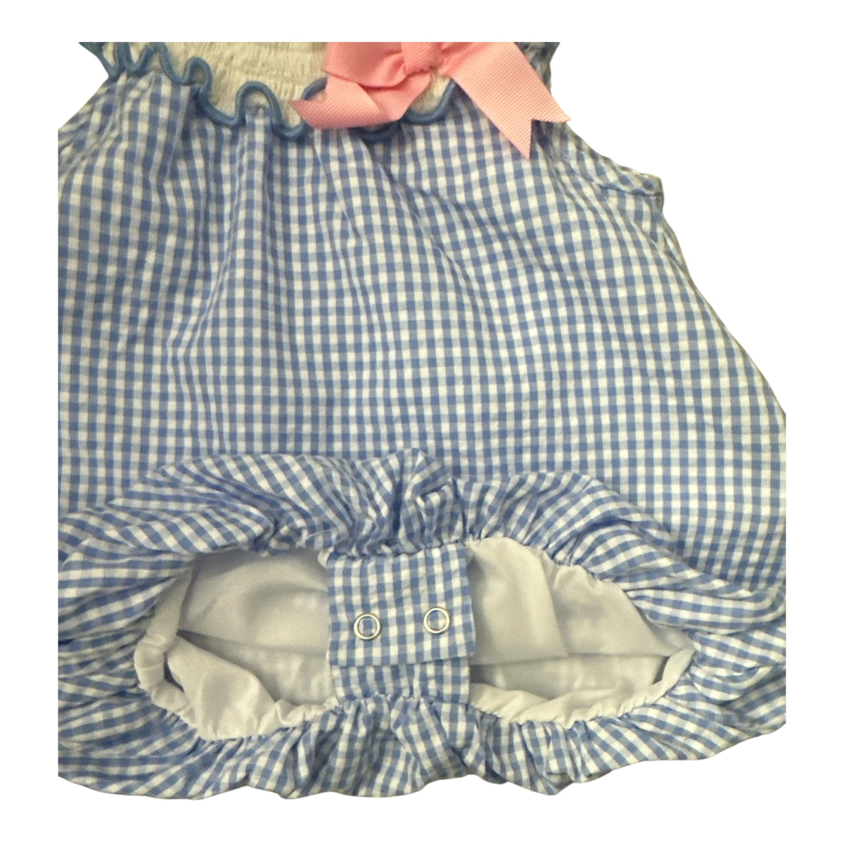 Rare Editions Seersucker Bubble Romper