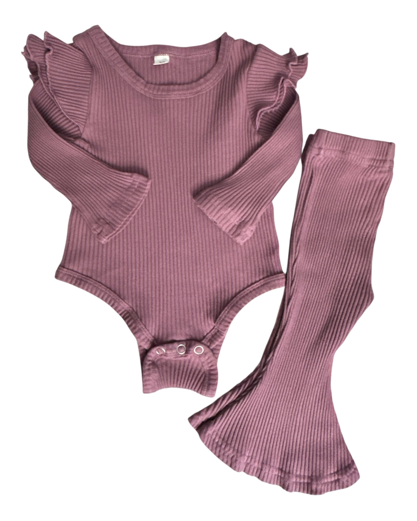 Ribbed Romper and Leggings 3-6