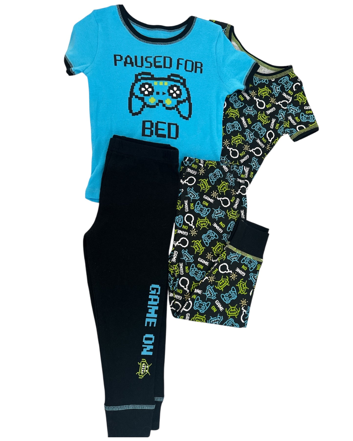 Game On Four Piece Pajama Set 2T