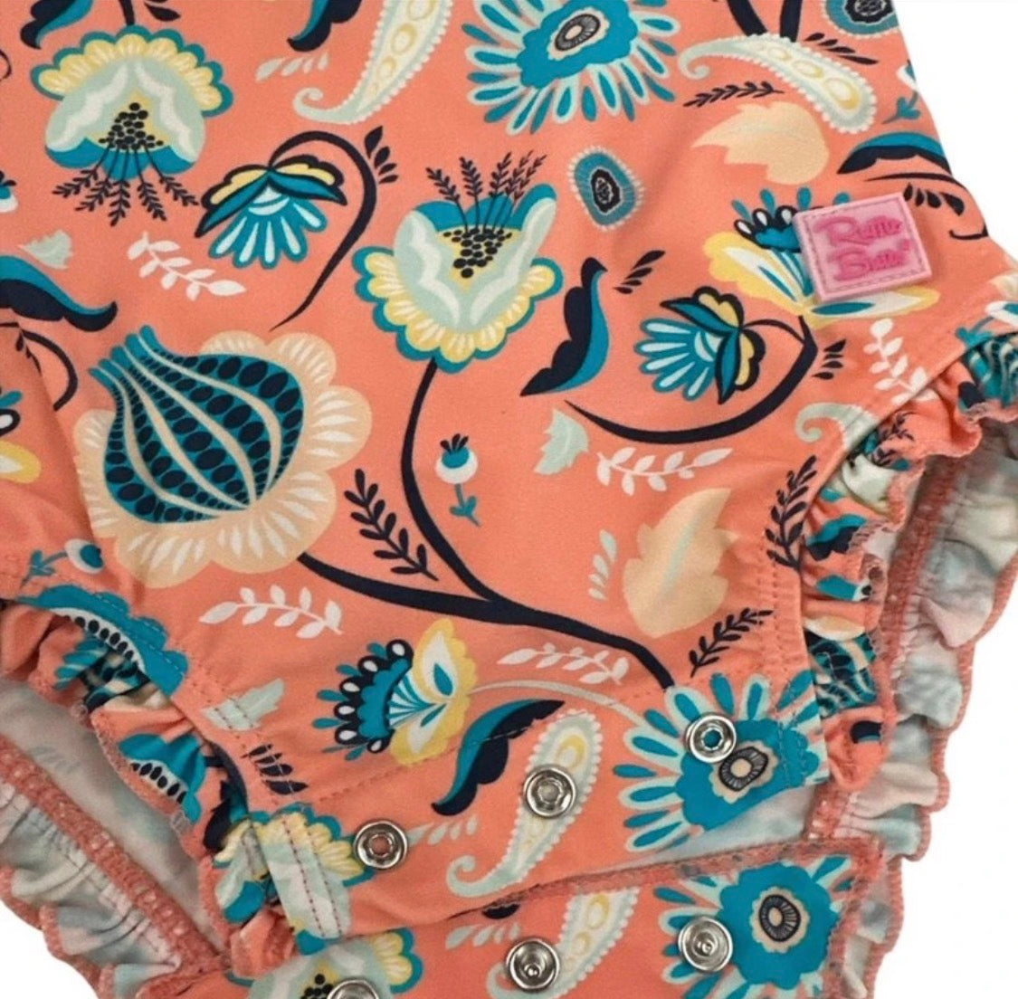 Ruffle Butts Orange Paisley