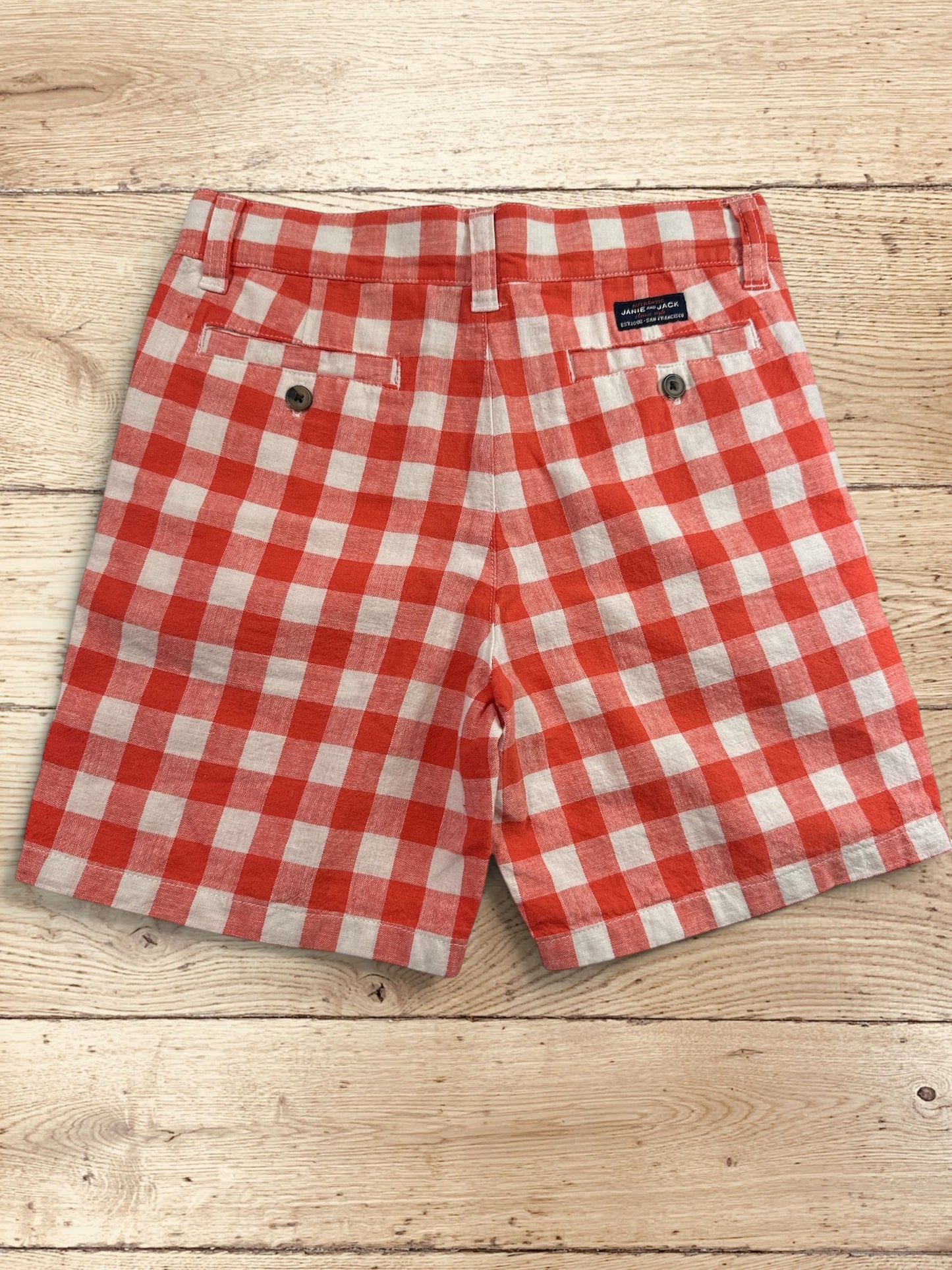Janie & Jack Gingham Shorts Size 5