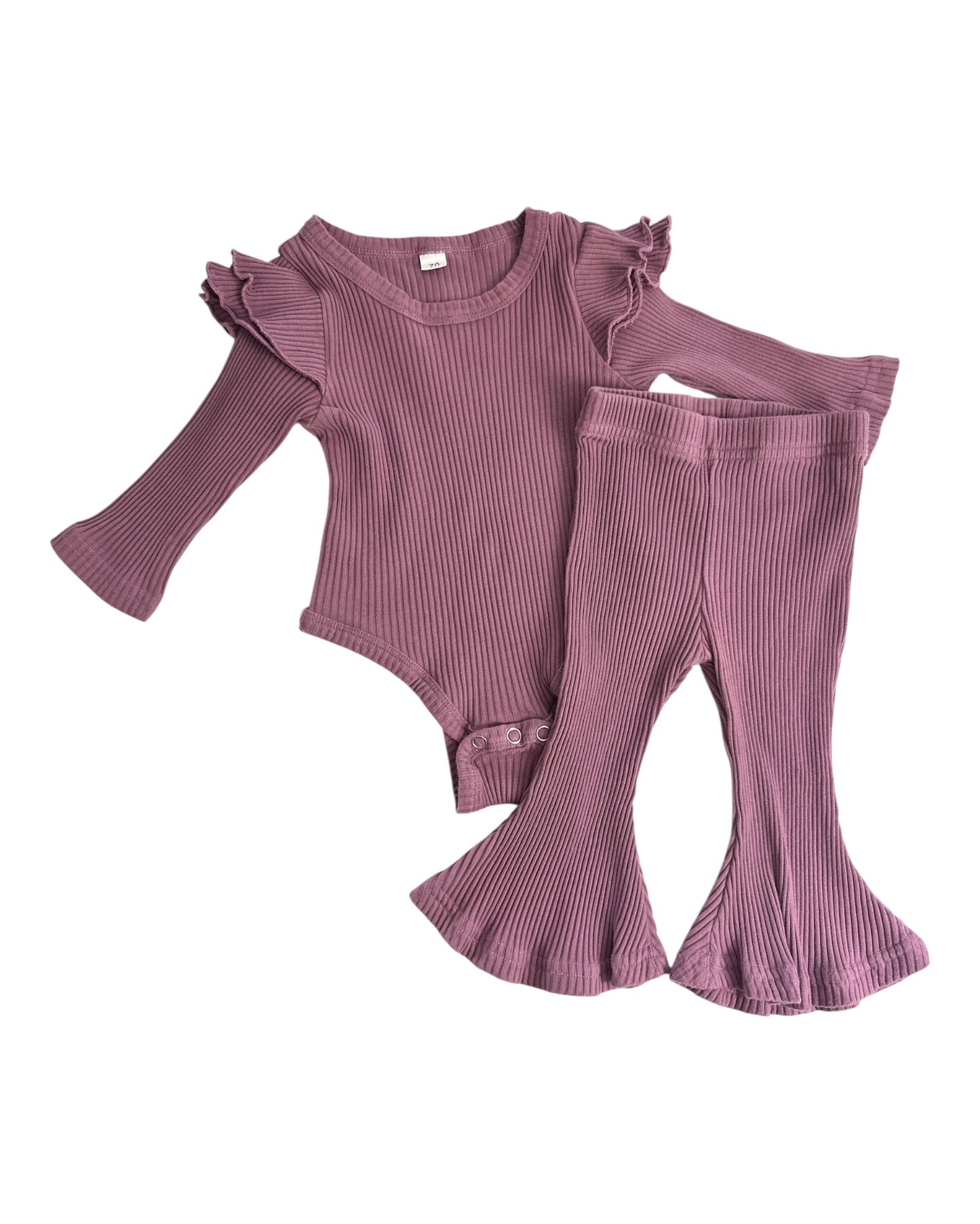 Ribbed Romper and Leggings 3-6