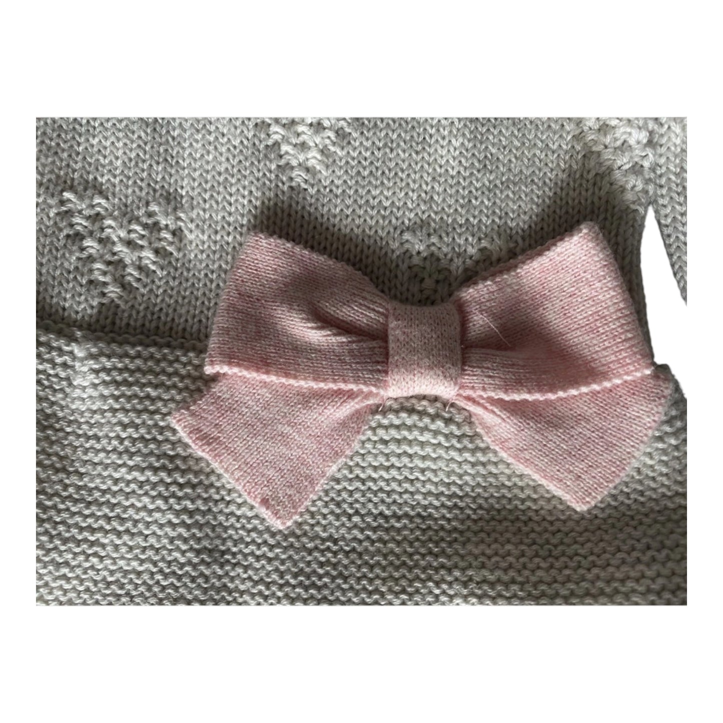 Carter’s Newborn Tiered Knit Long-Sleeve Sweater Dress with Bow