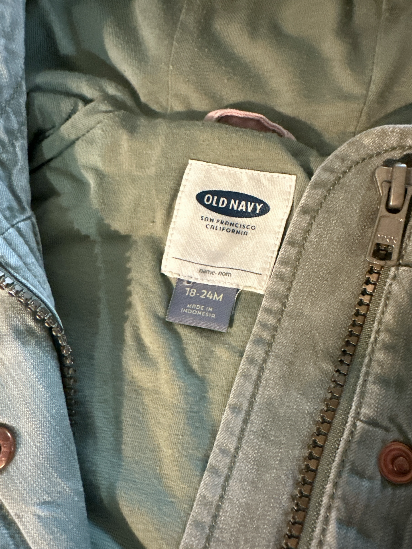 Old Navy Twill Hooded Jacket