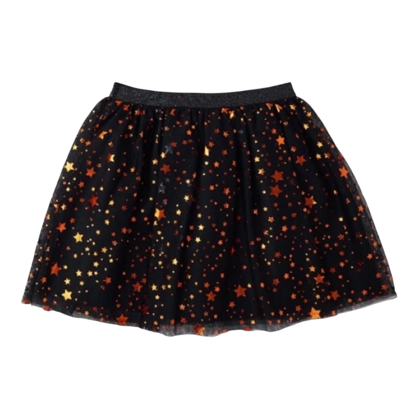Way to Celebrate Halloween Girls Foil Mesh Tutu Skirt