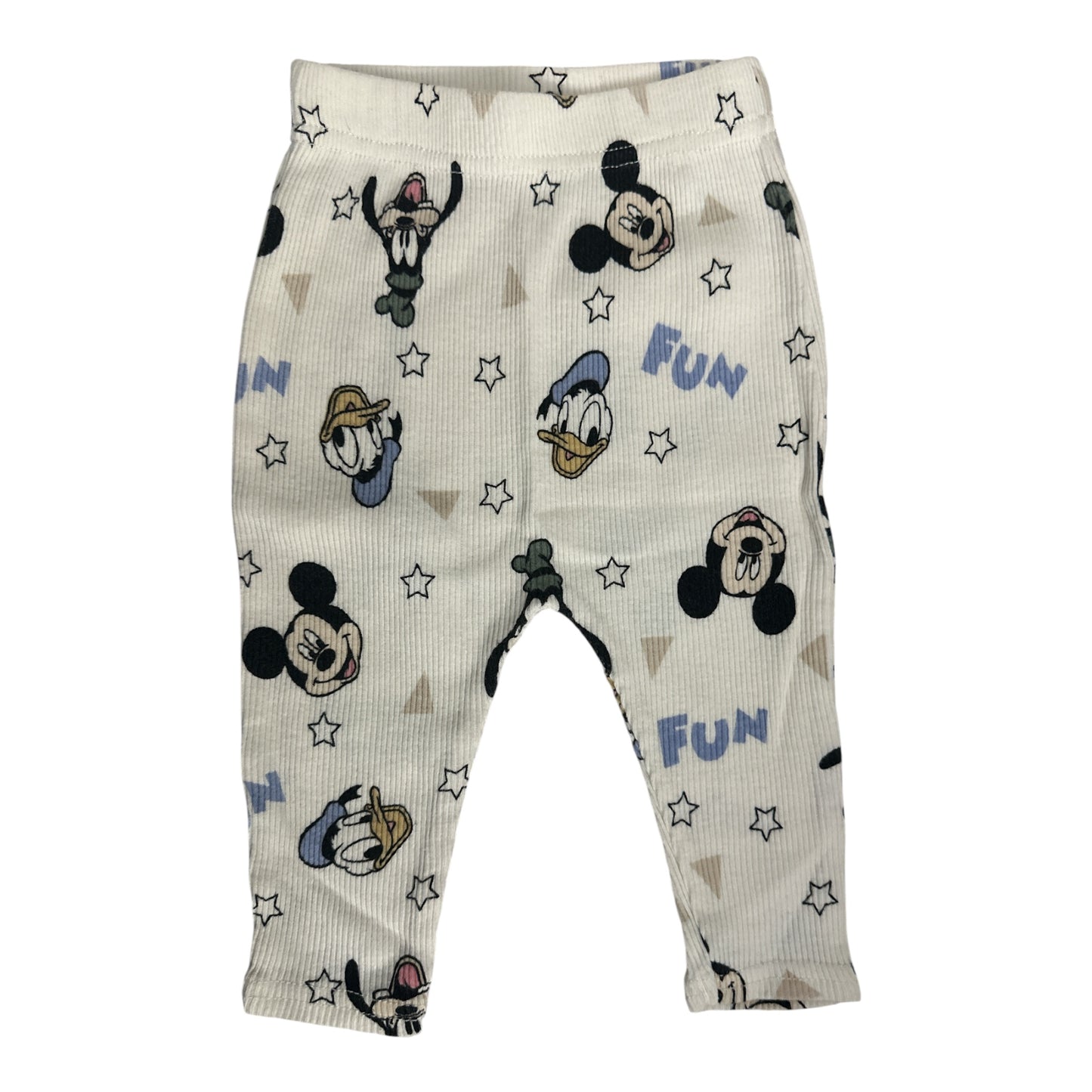 Mickey Mouse & Friends Ribbed Bodysuit and Pants Set - Size 0-3 Months