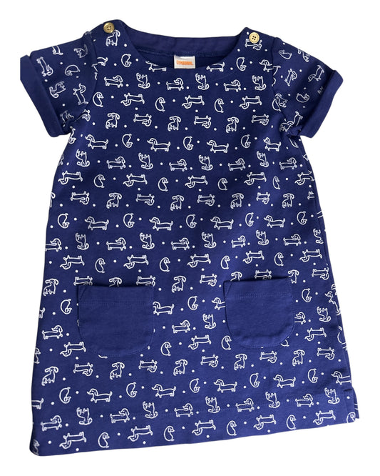 Gymboree Dog Print Dress 3T