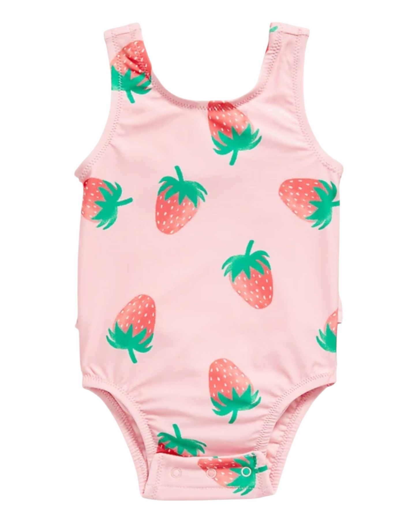 Old Navy Strawberry Print Swimsuit 6-12mo