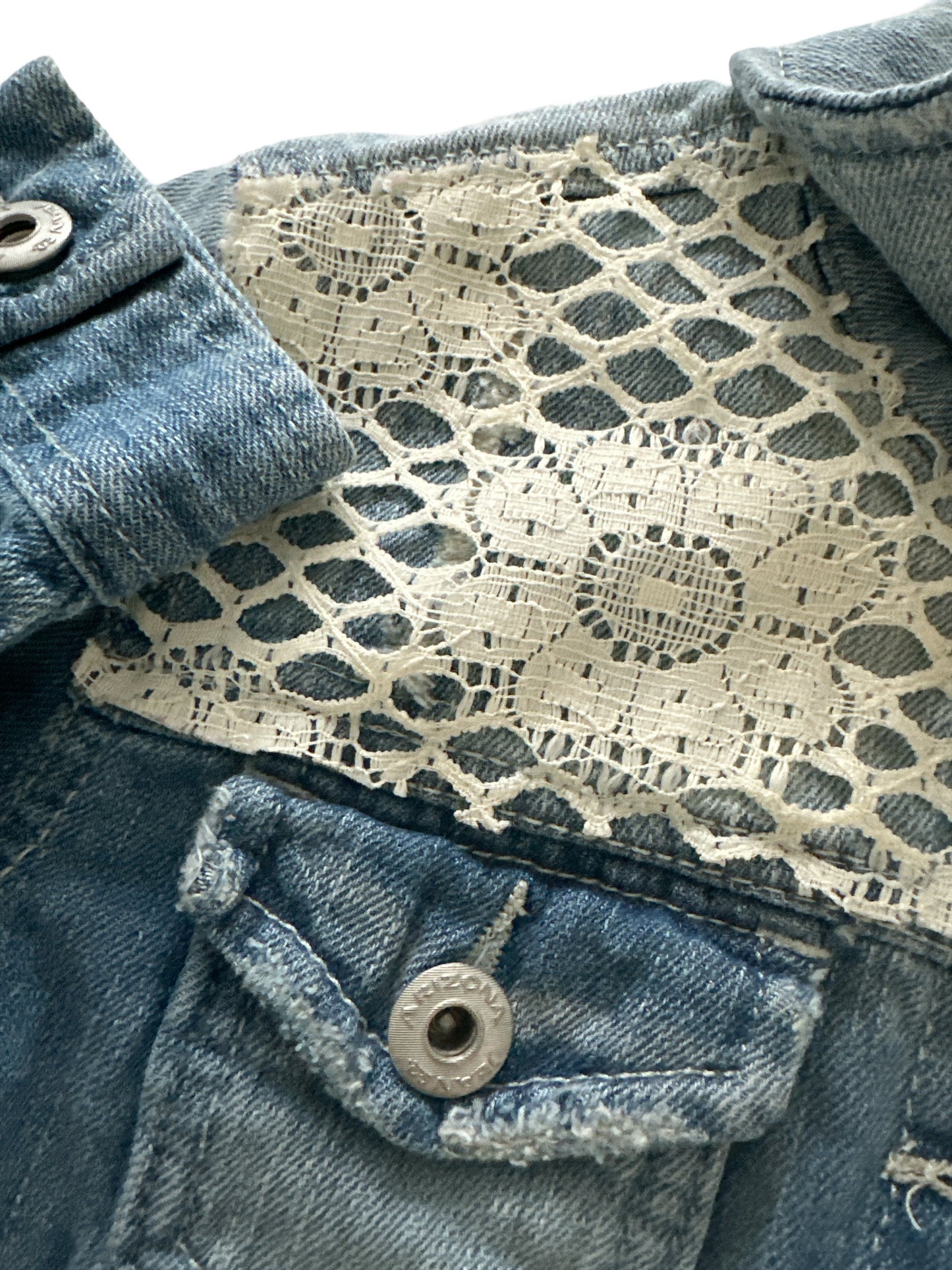 Denim and Lace Jacket