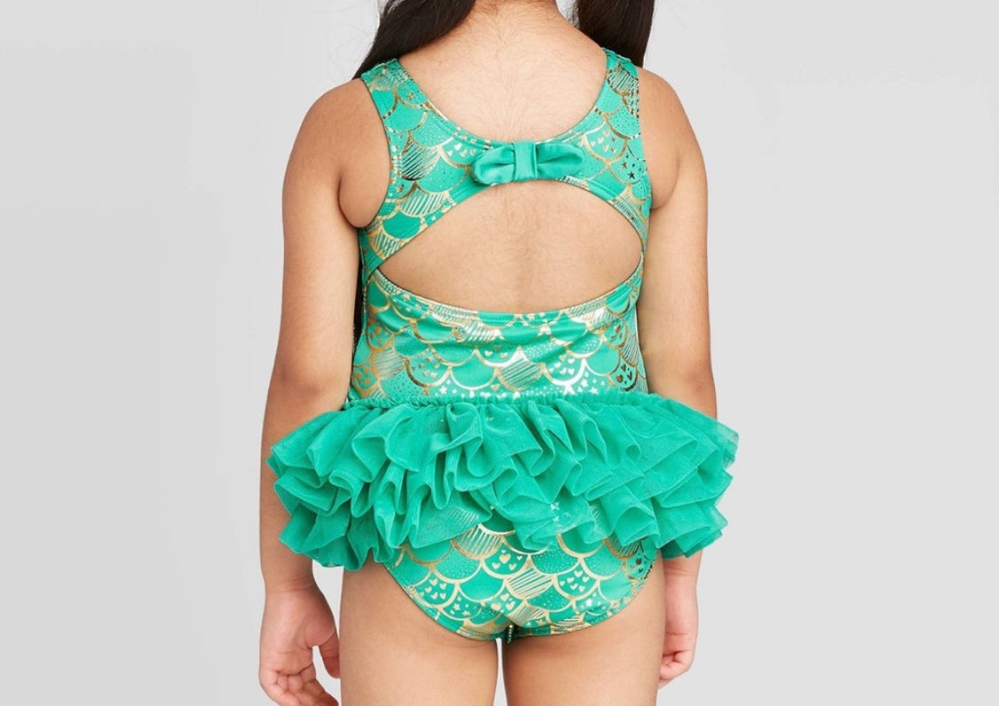 Cat and Jack Mermaid Scale Swimsuit