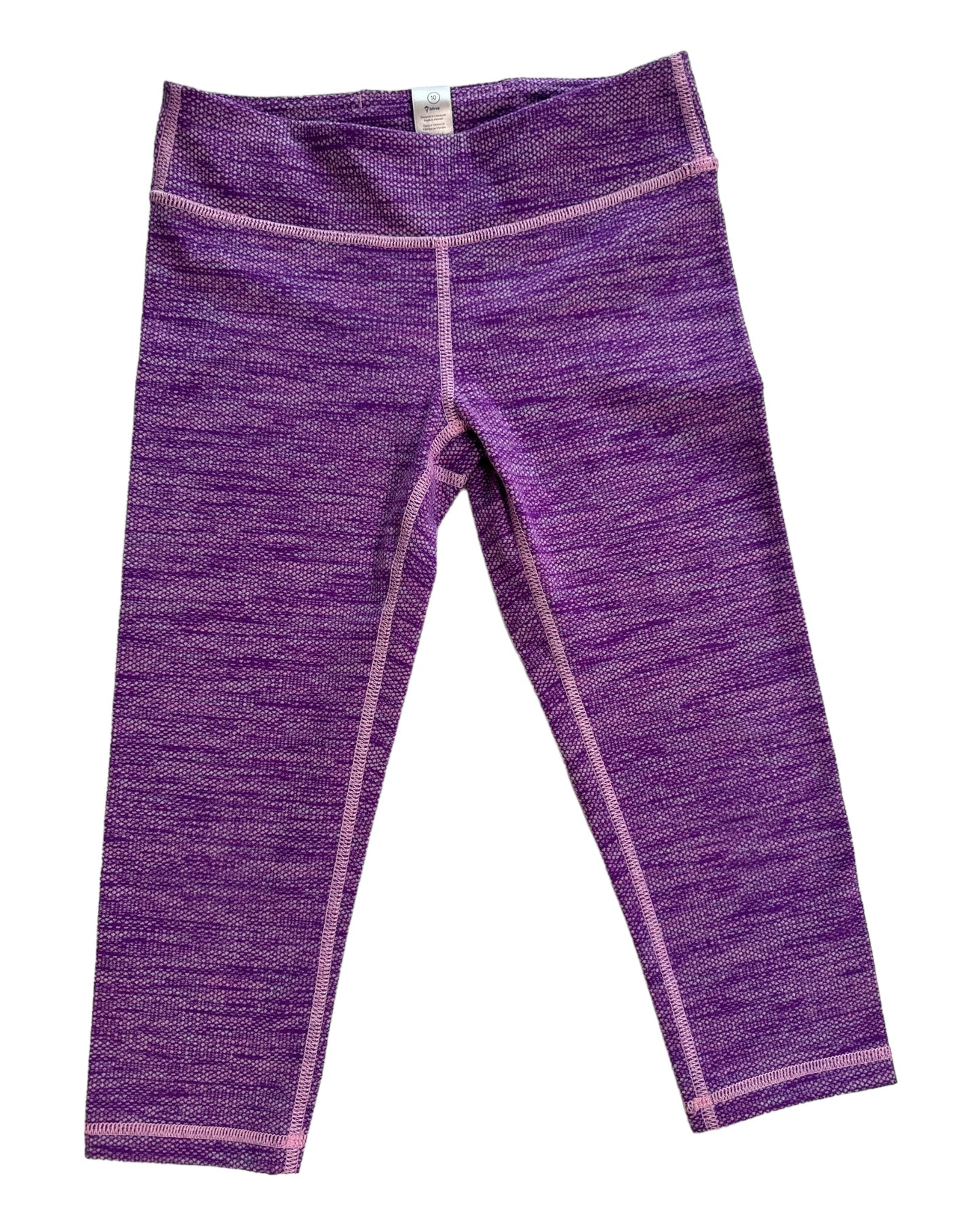 Ivivva By Lululemon Girls Crop Leggings