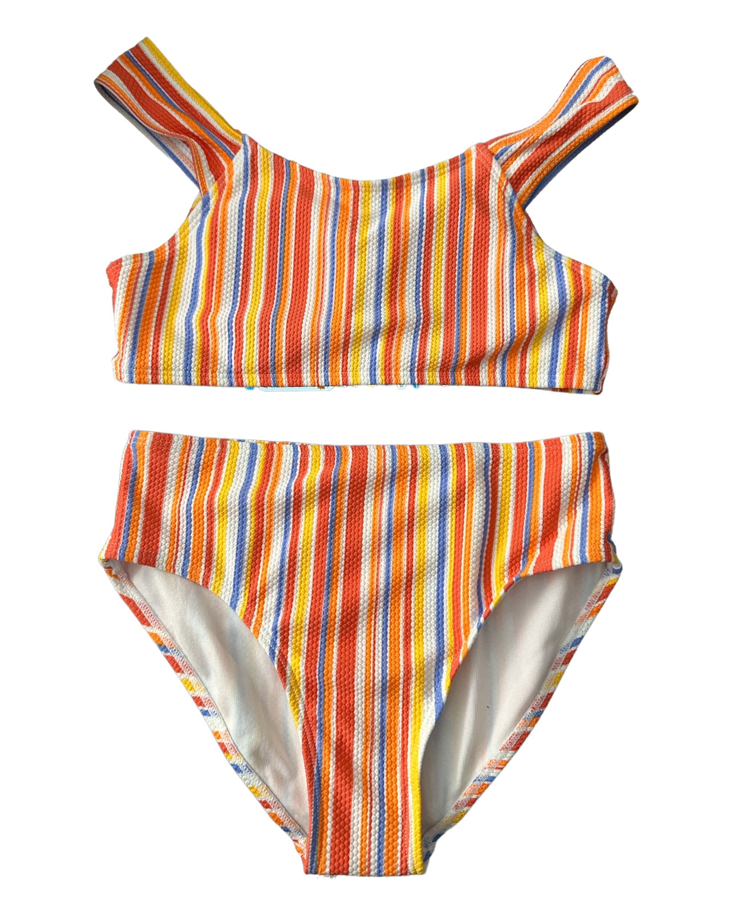 Wonder Nation 2-Piece Striped Bikini Swimsuit