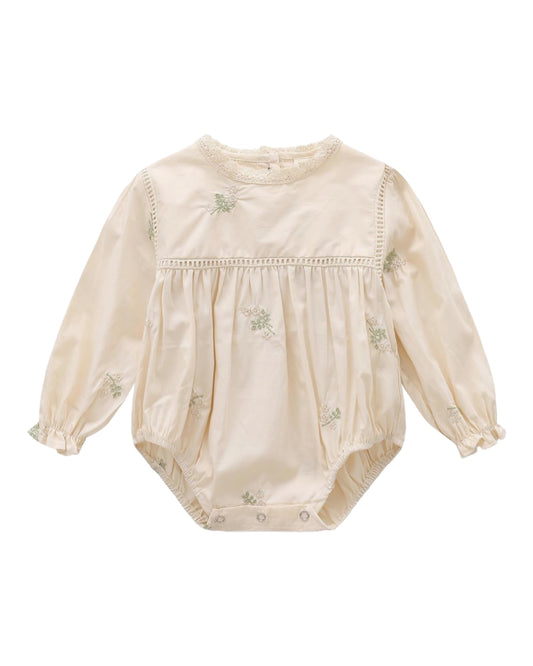 Embroidered Baby Romper