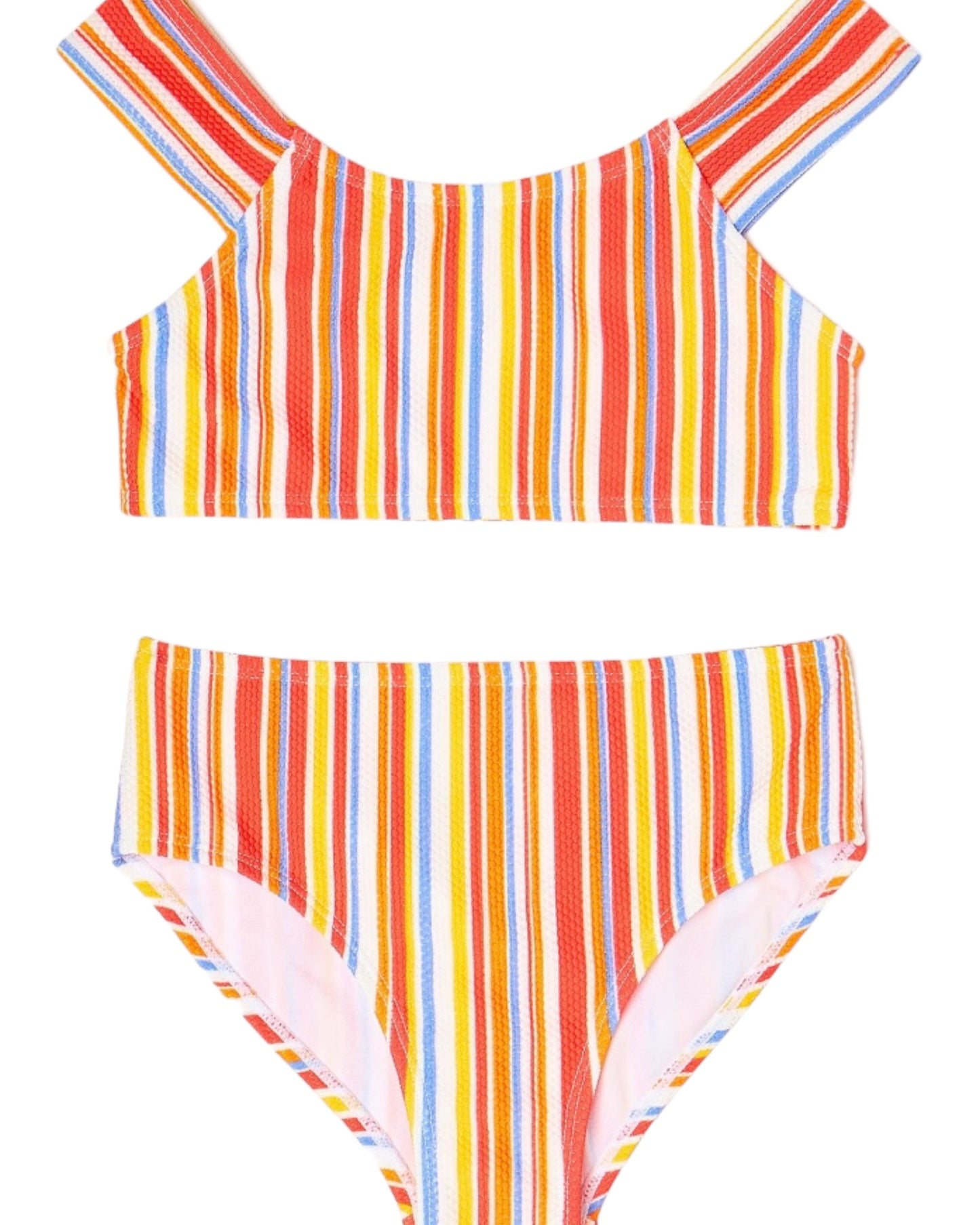 Wonder Nation 2-Piece Striped Bikini Swimsuit