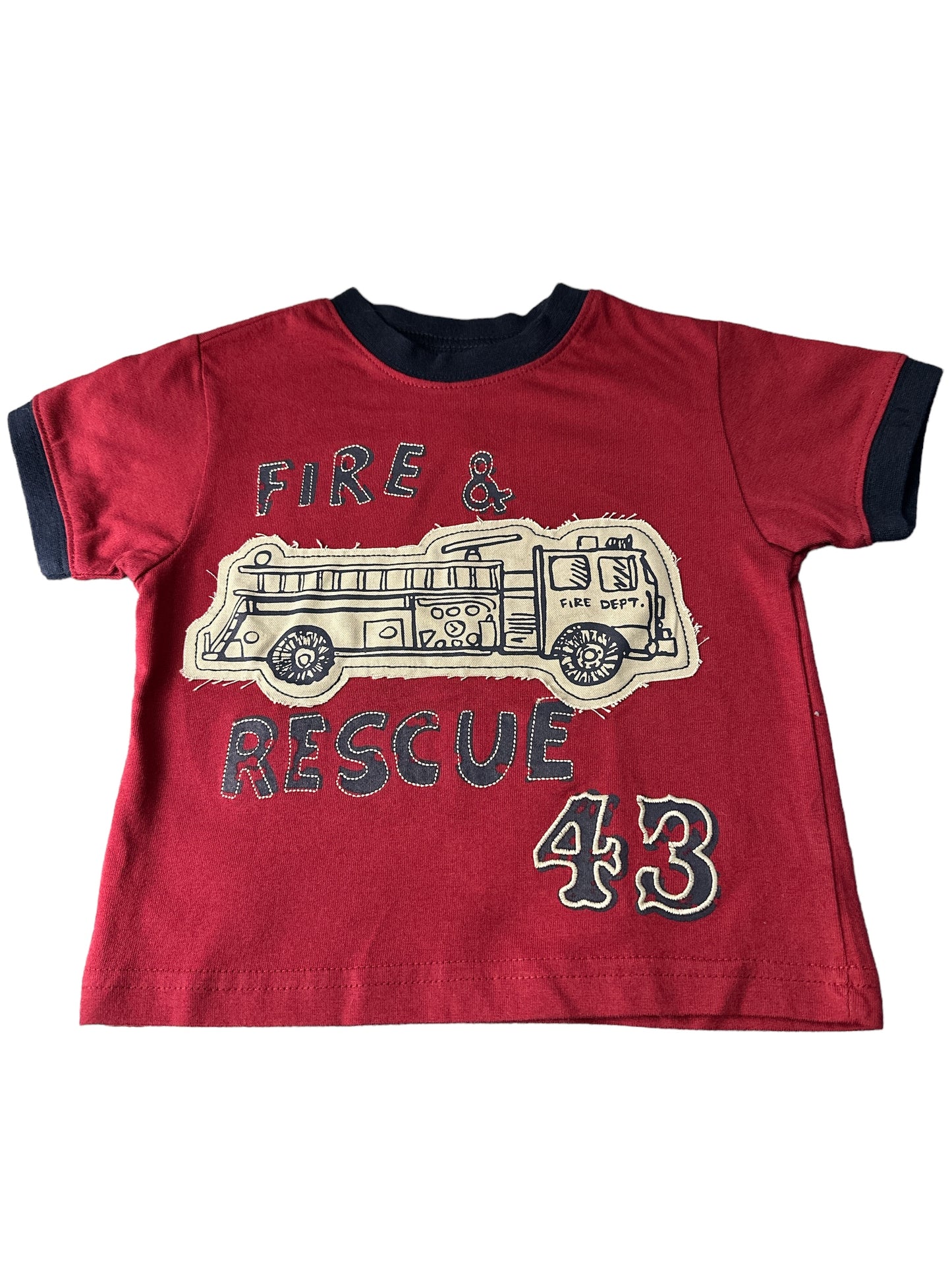 Fire Engine Boy's Tee