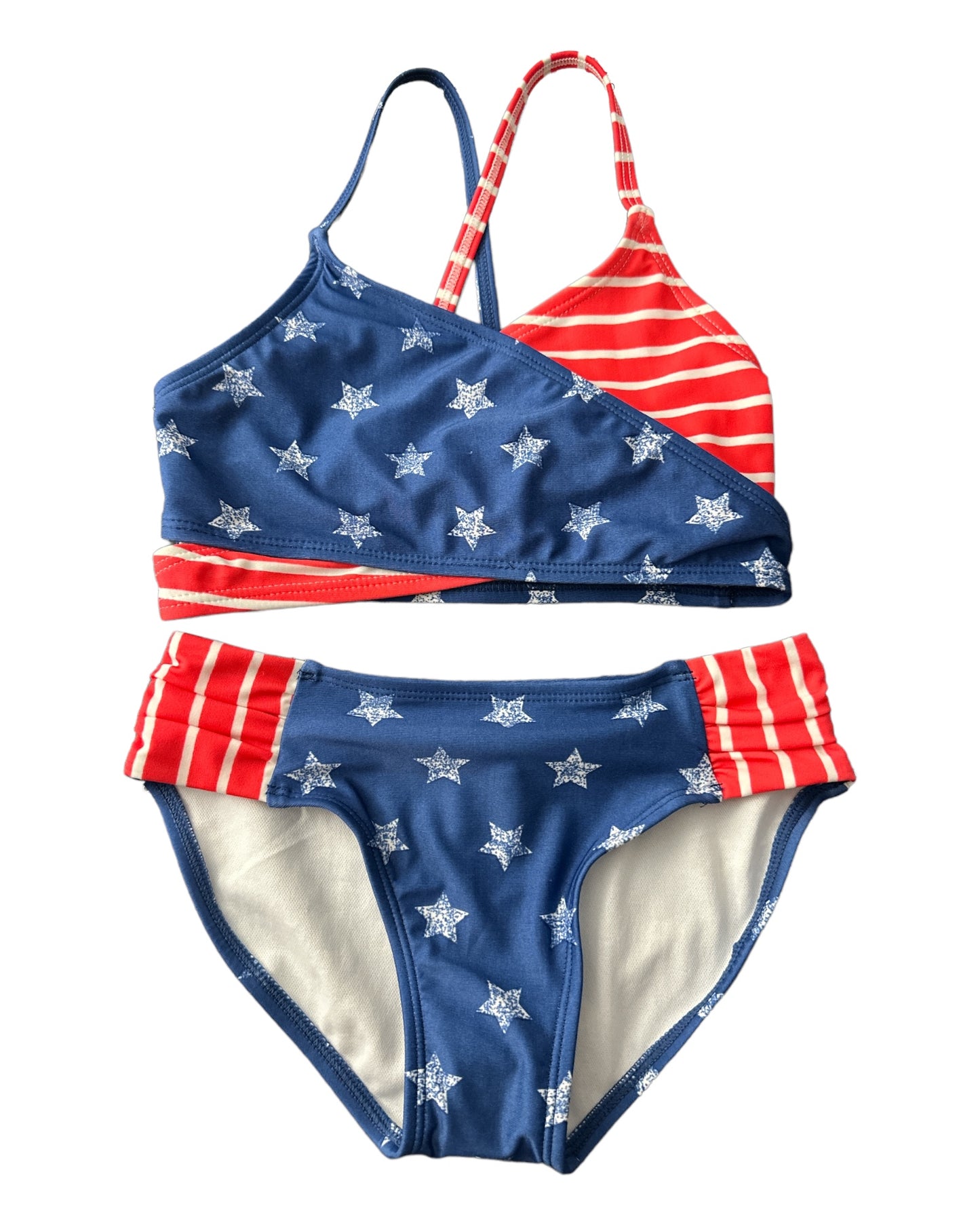 Art Class American Flag Print Swimwear