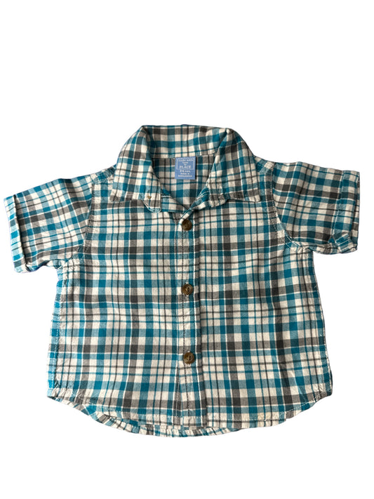 TCP 3-6 mo button down boys shirt euc