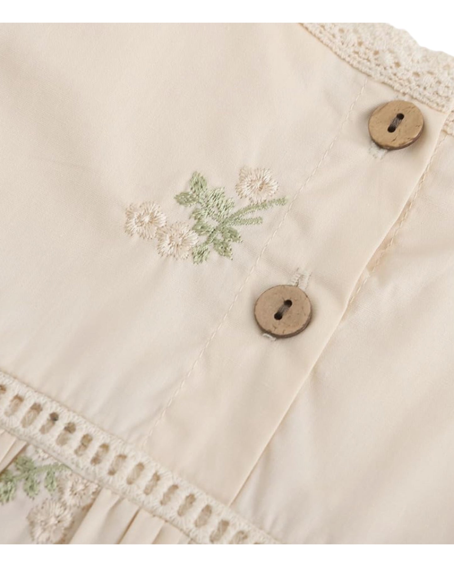 Embroidered Baby Romper