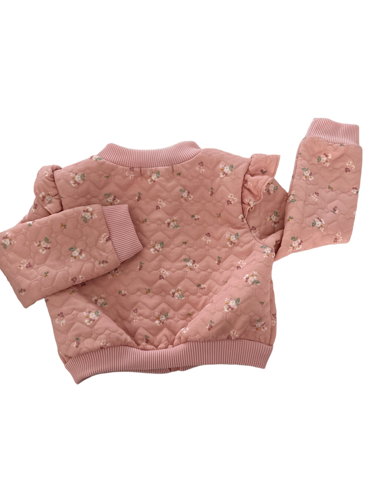 Toddler Girls Zip-up Sweater