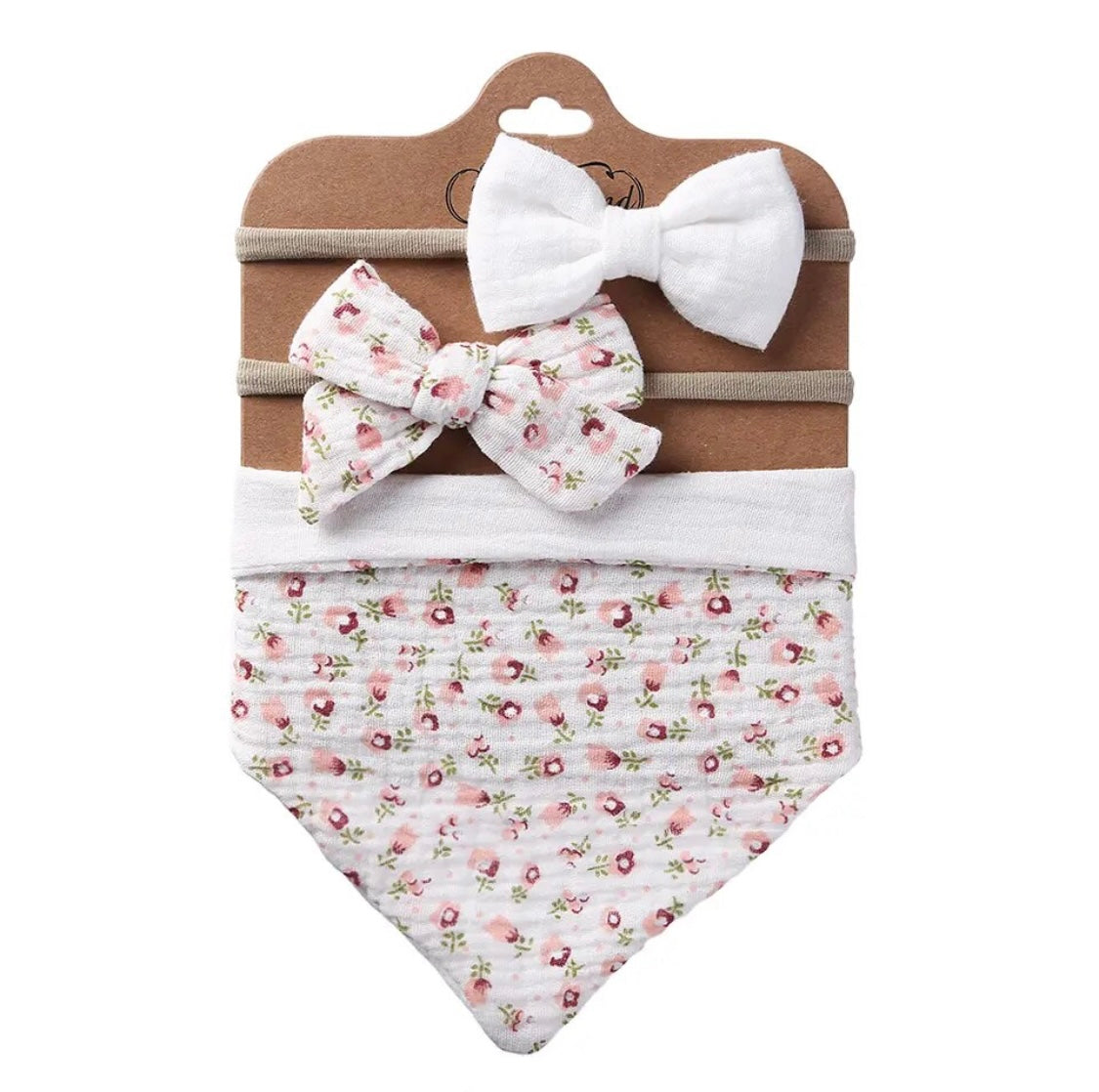 Reversible Bib and Matching Headband