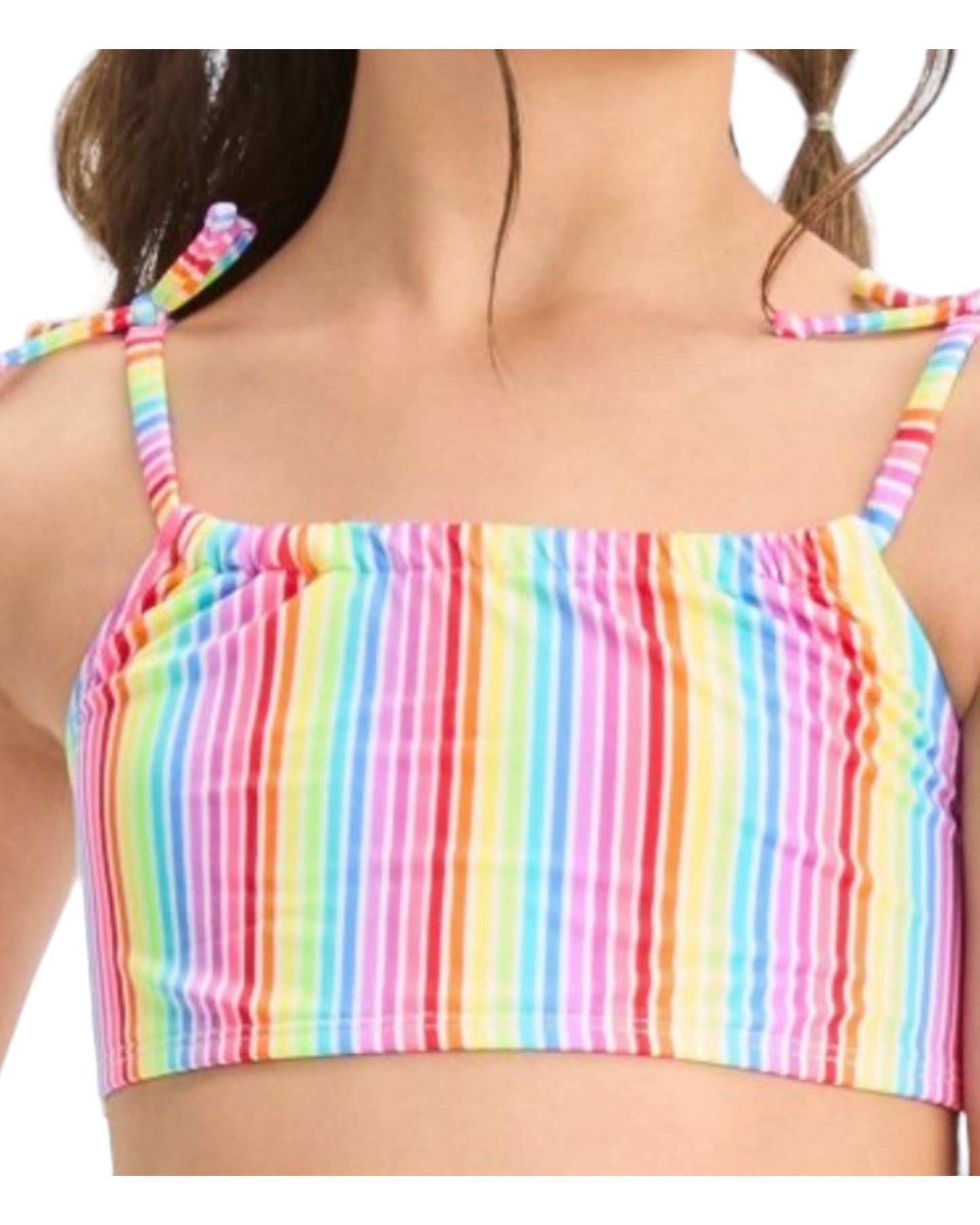 Cat and Jack Rainbow Striped Bikini Set