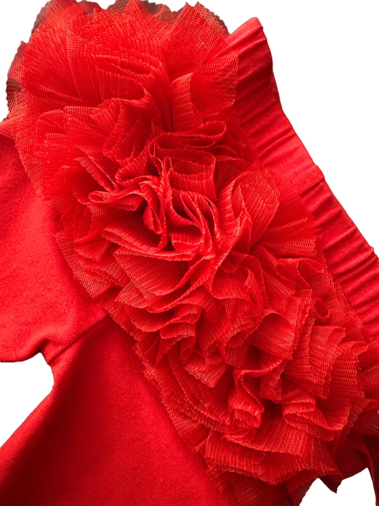 Cat & Jack Baby Girl Red Rhumba Tutu Ruffle Leggings 0-3 Months