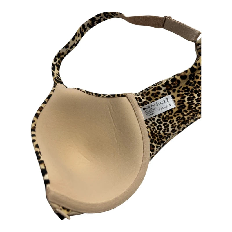 Wacoal NWT Front-Close Full Coverage Underwire Bra – Leopard Print (34DD)