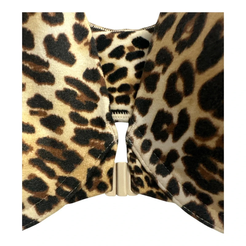 Wacoal NWT Front-Close Full Coverage Underwire Bra – Leopard Print (34DD)